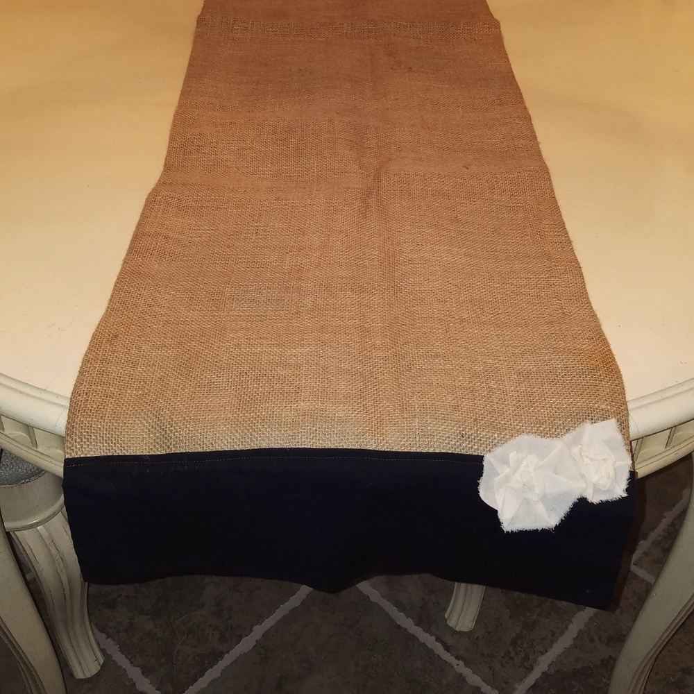 Burlap Table Runner